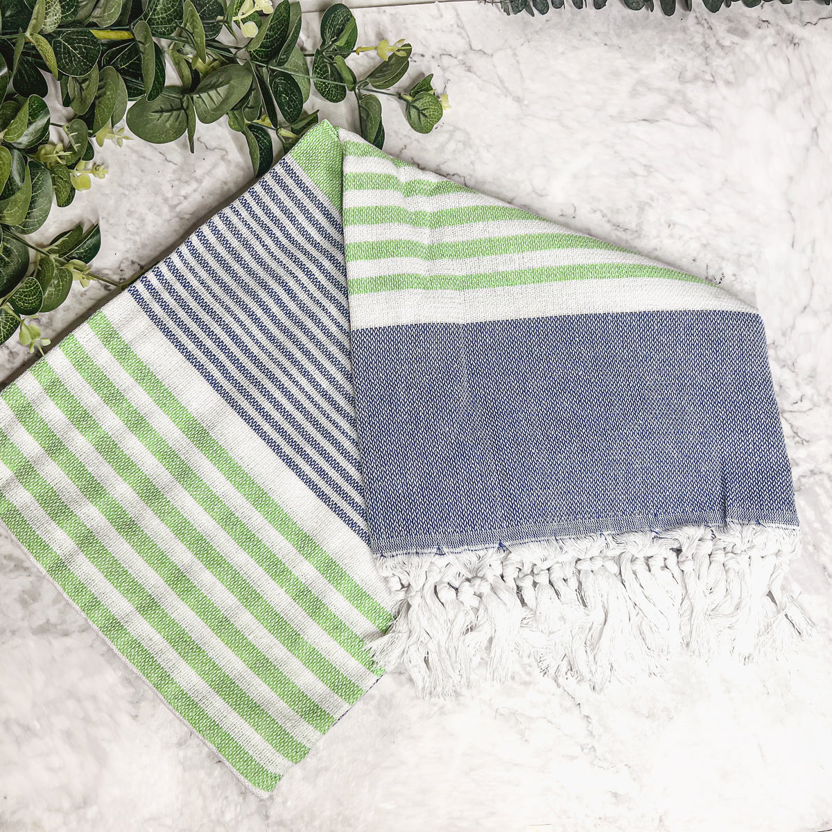 Pop Of Summer Turkish Towel 180GSM Lightweight Cotton Peshtemal Beach Bath Towel With Fringe