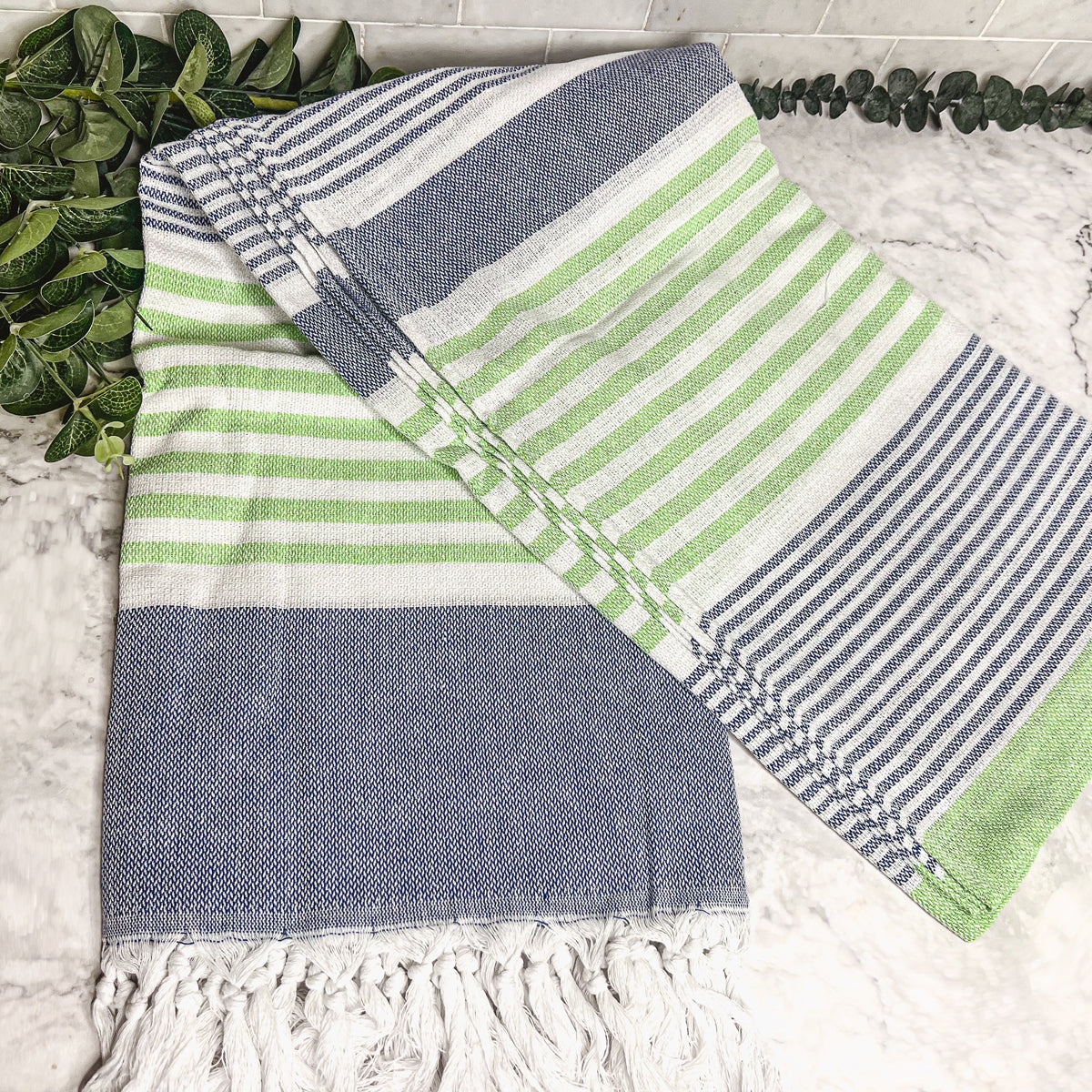 Pop Of Summer Turkish Towel 180GSM Lightweight Cotton Peshtemal Beach Bath Towel With Fringe